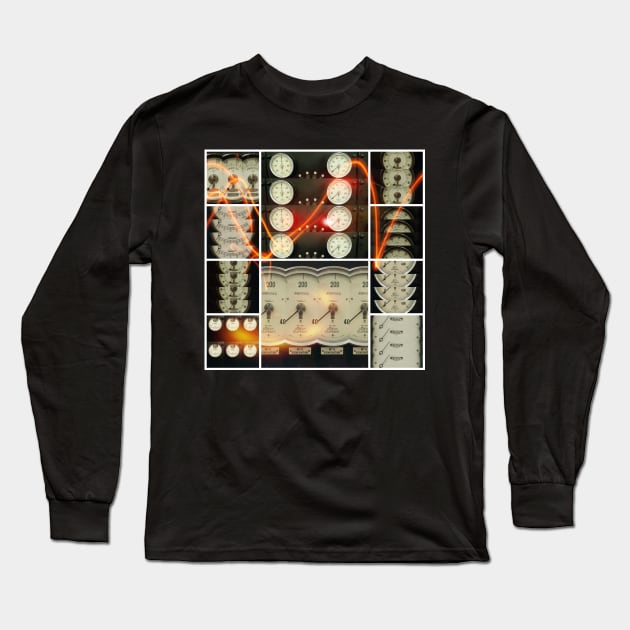 Power and Control - Collage Long Sleeve T-Shirt by mister-john